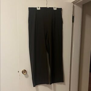 HALARA Dark Green Wide-Leg Trousers